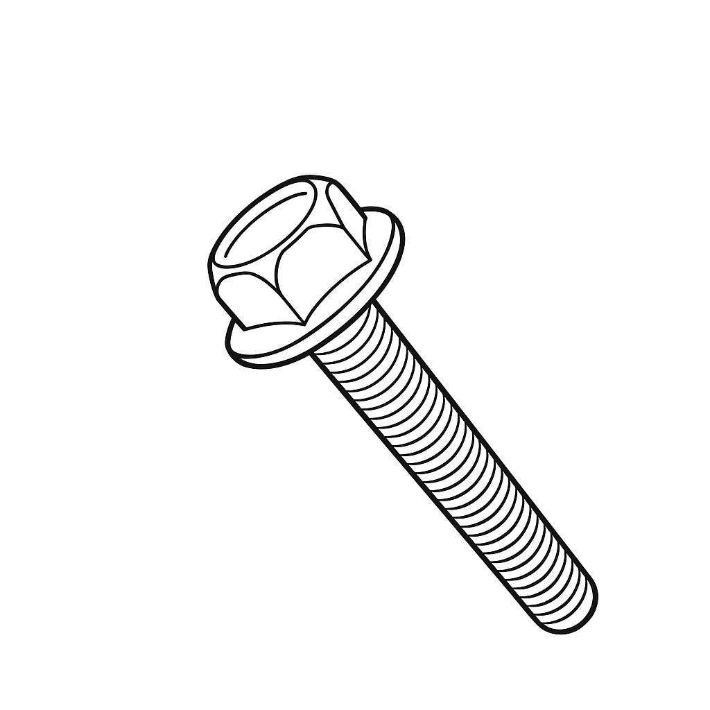 Clutch Spring Bolt Flanged / Washer